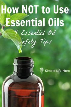 Learn 9 Essential Oil Safety Tips - how to use essential oils and how NOT to use essential oils.   People who like essential oils like to talk about their benefits and don't mention how they can be wasted, have an effect on your liver, causes sensitivities. I use essential oils daily, but I use them responsibly.   Learn these tips at SimpleLifeMom.com  #essentialoil #essentialoilblends #howto #howtouseessentialoils #essentialoilswithkids #naturalskincare #naturalremedies Autogenic Training, Homemade Bug Spray, Pre Shave Oil, Natural Pesticides, Essential Oil Safety, Insect Spray, Clary Sage Essential Oil, Essential Oils Cleaning, Sage Essential Oil