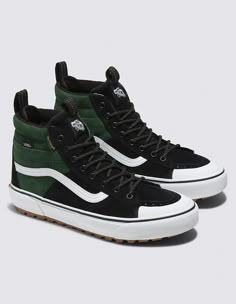 Vans Sk8-Hi Mte-2 Shoes. Activity-Inspired And Adventure-Based, The 2-Tone Utility Sk8-Hi Mte-2 Offers New Levels Of Day-To-Day Versatility. Featuring Hydroguard™ Waterproof Protection, A 100g Primaloft Insulation Package, Premium Leather Uppers, And An All-Trac Mte-2 Outsole, This Get-Out-And-Do-Stuff Shoe Is Meant To Be An All-Day, Every-Day Ol' Reliable Wrapped Up In A Classic Style That Only Vans Can Provide. Imported. Hi Top Vans, Mens Grunge, Nb Shoes, Kicks Shoes, Shoe Wishlist, Cool Vans, Best Shoes For Men, Vans Sk8 Hi, High Top Vans