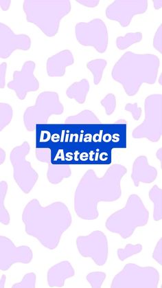 the words delfinadors astetic are in blue on a white background