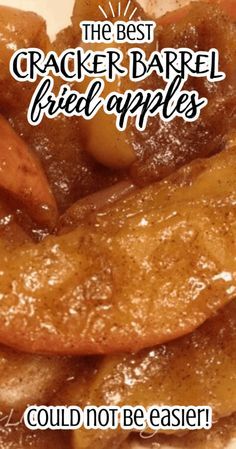 the best cracker barrel fried apples could not be easier