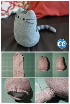 the instructions to make a cat hat and booties