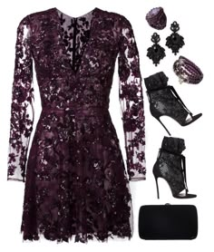 "Floral Lace Mini Dress" by majezy ❤ liked on Polyvore featuring Zuhair Murad, Sergio Rossi, Dsquared2, Tasha and Vintage Shower Outfits, Zuhair Murad, Sergio Rossi, Look Vintage, Komplette Outfits, Lace Mini Dress