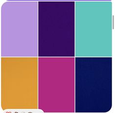 the color scheme is different shades of purple, blue, and orange with hearts on each side