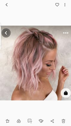 Stylish Women Over 50, Pink Hair Highlights, Hair Shade, Pink Ombre Hair, Low Buns, Pink Blonde Hair, Hot Pink Hair, Peach Hair, Dyed Blonde Hair