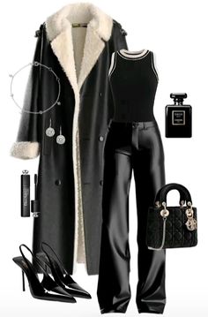 Total Black Outfit, Fashionista Outfits, Classy Clothing, All Black Fashion, Casual Outfit Inspiration, Casual Preppy Outfits, Korean Fashion Dress, Stylish Work Outfits, Trendy Fashion Outfits