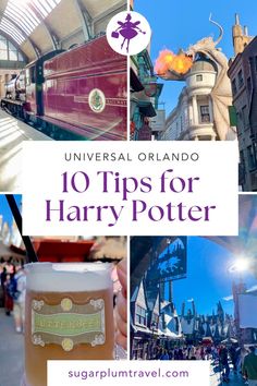 the top ten things to see in universal studios and wizard's land for harry potter