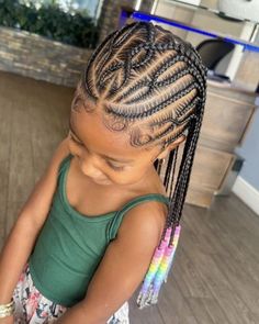 First Day Of School Hairstyles Kids Black, Cornrows Braids Hairstyles For Kids, Braided Hairstyles For 10 Years, Back To School Hair Styles Black Kids, Cute Kid Hairstyles Braided, Cornrow Kids Hairstyles, Baby Girl Braided Hairstyles Black, Toddler Braided Hairstyles Girl Black, Braids For 6th Graders