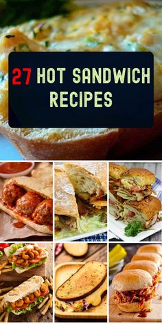 hot sandwich recipes that are delicious and easy to make