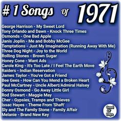 an album cover with the names of various songs