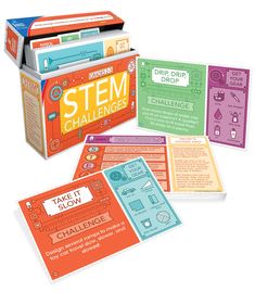 PRICES MAY VARY. STEM Activities: Enhance your science curriculum with the STEM Challenges Learning Cards. Second through fifth graders learn about diverse topics surrounding physical, life, earth, and space science with fun facts and hands-on activities. Dimensions: Each activity card measures 7 ¾ inches x 5 ½ inches, the perfect size for on-the-go learning and easy storage. The divider measures about 7 ¾ inches x 8 inches. What’s Included: The set includes 30 cards that cover a range of topics Science Kits For Kids, Carson Dellosa, Stem Challenge, Stem Kits, Earth And Space Science, Science Topics, Learning Cards, Stem Learning, Stem Challenges