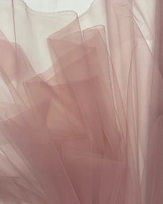 pink sheer fabric with white background