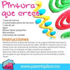 an advertisement for the children's art project pintura de crecee, which is