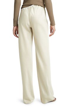 Clean lines define these satin pants that are an easy choice for fun or fancy. 31" inseam; 22" leg opening; 11" front rise; 16 1/2" back rise (size Medium)   73% recycled polyester, 27% polyester   Hand wash, line dry   Imported Cool Vibes, Satin Pants, Fashion Today, Clean Lines, The Natural, Natural Beauty, Knitwear, High Waist, Hand Wash