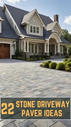 stone driveway paver ideas for your home