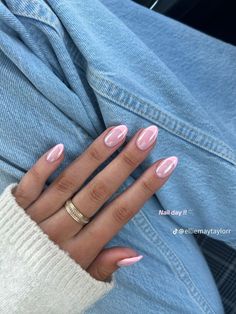 Paznokcie Hello Kitty, Hoco Nails, Pink Chrome Nails, Nagellack Trends, Chrome Nails Designs, Nagel Tips, Summery Nails