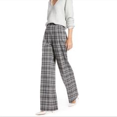 New Without Tags. Never Worn. Sold Out Style. Something Navy Wide Leg Plaid Pants. Ships Same Or Next Day. Smoke Free And Pet Free Home. Always Open To Reasonable Offers. Wide Leg Plaid Pants, Plaid Trousers, Something Navy, Grey Plaid, Jumpsuit Trousers, Gray Plaid, Pants Wide Leg, Plaid Pants, Navy Pants