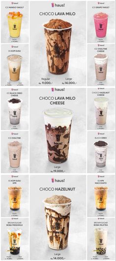 the different flavors of ice creams are shown in this poster, which shows how to choose