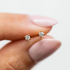 Local Eclectic, Gold Diamond Studs, Fashion Enthusiast, Diamond Stud Earrings, Trendy Designs, Diamond Stud, Small Earrings