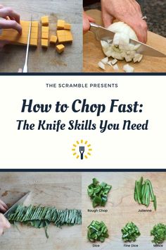 how to chop fast the knife skills you need