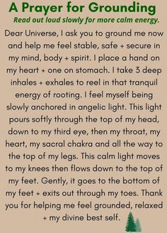 Grounding Mantra, Grounding Affirmations, Green Chakra, Spiritual Psychology, Chakra Affirmations, Healing Affirmations, Spiritual Prayers, Energy Healing Spirituality, Daily Positive Affirmations