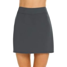 One of our newest Horizons, this skirt has been updated with cleaner lines and a pull-on knit waistband. The two-way stretch nylon/spandex provides superior comfort and mobility while also featuring water-repellency and UPF sun protection.


FEATURES:

 	Flexion two-way active stretch fabric
 	StormRepel® DWR finish sheds moisture
 	FreeShade® UPF 50+ sun protection
 	Pull-on knit waistband
 	Two invisible-zip front pockets
 	Skirt Length, Size 6: 16" | Shorts Inseam: 3.5"
 	Slightly Curvy. Sits below natural waist; mid-rise; moderately curvy through hip and thigh.
 	


 	


 	


 	


 	


 	


CARE:
Machine wash cold, delicate, with like colors. Do not bleach. No not use fabric softeners. Tumble dry low. Remove promptly. Cool iron as desired. Or, professionally dry clean.
MATERIALS:

 	96 Golf Workout, Lightweight Skirt, Sports Performance, Running Tanks, Malaysian Hair, Sports Skirts, Peruvian Hair, Running Workout, Running Shirts