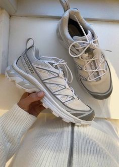 Fall Sneakers 2024, Salamon Shoes, Salomon Xt6 White, Salomon Shoes Outfit, Salomon Xt6 Expanse, Salomon Xt6 Outfit, Salomon Shoe, Salomon Outfit, Sepatu Platform