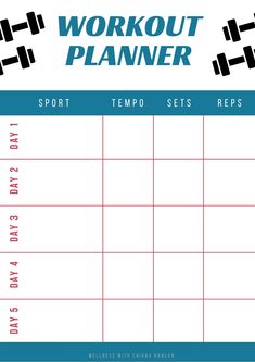 a printable workout log with the words'my road to fitness '