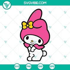 My Melody Svg Free, Lucky Leaf, Wall Art Stickers, Bunny Svg, Happy Easter Day, Web Designs, Easter Svg, Vinyl Wall Art, Art Stickers