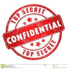 a red rubber stamp with the words top secret, confidentia and top secret on it