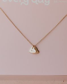 Initial Hearts Necklace Show some love with our Initial Hearts necklace. Perfect for wearing alone or stacking with our other Every Day Collective Co. necklaces and chokers. Made in both 14k Gold Fill or Sterling Silver. To find your perfect length, we suggest using a ruler and a piece of string that hangs naturally like a necklace to determine your desired length. Please indicate your initials of choice in the box above! One initial will be stamped per heart. Heart Necklace With Initial, Gold Heart Initial Necklace, Cute Initial Necklaces, Initial Necklace For Boyfriend, Necklace From Boyfriend, Couple Initial Necklace, Shawty Bae, Hopeful Romantic, Heart Initial Necklace