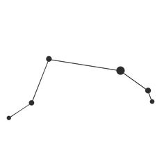 a black and white line graph with dots