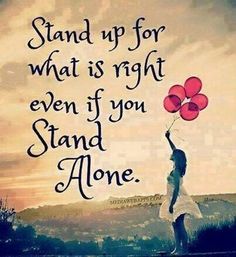 "Sometimes it's one of the hardest things to do." A Girl, Stand Up, A Woman, Balloons, Quotes, Red, Pink