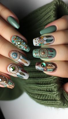 Nails June, New Years Eve Nails, Unghie Nail Art, Colorful Nails, Her Nails, Fall Nail Art, New Year's Nails, Nail Inspiration