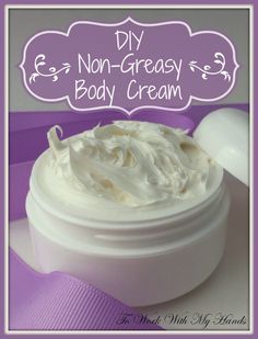 When cooler weather arrives, dry skin usually does too. Finding an economical and effective body cream can be a challenge. The answer: DIY! Lavender Body Butter Recipe, Lavender Butter, Body Butter Recipe, Lavender Body Butter, Bath Stuff, Pillow Cases Diy, Turmeric Soap, Diy Lotion, Homemade Lotion