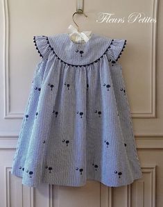 Yoke Dress, Kids Frocks Design, Kids Dress Wear, Baby Dress Design, Girls Frock Design