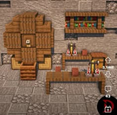 Minecraft Interior Ideas, Interior Minecraft, Case Minecraft, Minecraft Steampunk, Minecraft Statues, Minecraft Interior, Minecraft Interior Design, Bangunan Minecraft, Minecraft Cottage