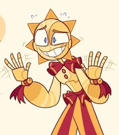 an image of a cartoon character holding his hands up