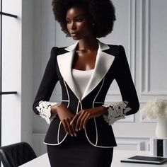 Chic Office, Work Outfits, Work Fashion, Skirt Suit, Boss Lady, Formal Event, Work Outfit