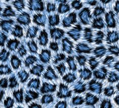 an animal print pattern with blue and white colors on the top right half of the image