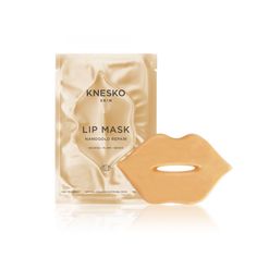 KNESKO Lip Mask Nanogold + Ghost Collagen Lip Mask, Colloidal Gold, Turmeric Face Mask, Collagen Mask, Gold Lips, Rose Essential Oil, Fresh Shoes, Lip Mask, Anti Aging Skin Products