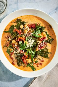 Marry Me Chickpea Soup with Kale Is Creamy Comfort in a Bowl