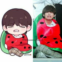 an image of a boy with a ladybug on his shirt and another photo of him