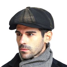 PRICES MAY VARY. Material: This newboys cap is made of 50% wool & 50% viscose,lining is 100% cotton, breathable and comfortable, this flat ivy gatsby newsboy hat is very easy to fix for never fall on the ground easily Size: Our flat cap fits most heads and all kinds of haircut. Rear elastic band for snug fit to any head. Circumference: 22.04"-22.84". Brim length: 2.36". Crown depth: 4.40" Good Match: This gatsby hat's vintage and classic style is mainly designed for adult and boys, very fashion Native Cap, Beret Men, Men Native, Kinds Of Haircut, Gatsby Hat, Hunting Caps, Flat Cap Men, Cabbie Hat, Wool Hats