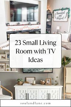 Transform your small living room into a functional and inviting space with smart TV solutions. From built-in shelving to corner mounts, these designs showcase ways to seamlessly integrate your TV without sacrificing style or comfort.