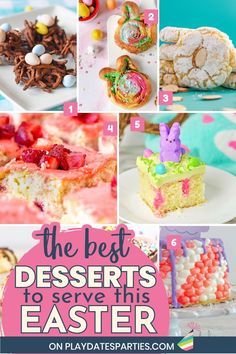 the best desserts to serve this easter season - on play dateparties com