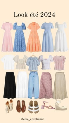 Comfy Church Outfit Casual, Modest Cruise Outfits For Women, White Blouse With Skirt, How To Style Long Skirts, Christian Outfits Church, Modest Church Outfits Summer, Summer Outfit Modest, Church Outfits Summer, Summer Church Outfit