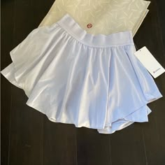 Brand New With Tags Lululemon Court Rival Hr Skirt *Long Color Pastel Blue (Pslb) Size 4 And 8 Available Sold Out! Please Note I Do Not Accept/Respond To Low Ball Offers Reasonable Offers Only Please And Thank You Guaranteed Authentic 5 Star Top Rated Seller Next Day Shipping M826 Jujutsu Kaisen Outfits, Tall Skirt, Lululemon Skirt, White Tennis Skirt, Tennis Outfits, Accessories To Buy, Summer Wishlist, Light Blue Aesthetic, Pleated Tennis Skirt