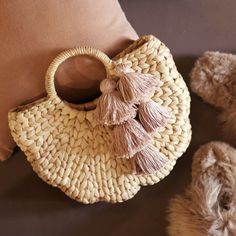 duniaUSA on Instagram: “Best Selling Shell Hyacinth Straw Bag, with Blush Tassels - Back in Stock!  Artisans communities in Central Java collect the Water Hyacinth…” Artisan Decor, Java Island, Beautiful Shapes, Shell Bag, Exotic Beaches, Central Java, Water Hyacinth, Sustainable Fashion Brands, World Crafts