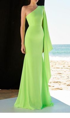 green prom dress ,one shoulder prom gown cg3117 – classygown Prom Dress One Shoulder, Chic Prom Dresses, Green Prom, Dress One Shoulder, Alex Perry, Green Prom Dress, Outfit Trends