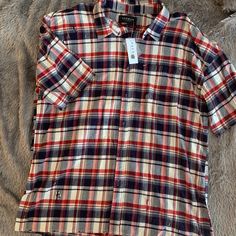 Pacsun Brand Short Sleeve Flannel Full Button Distressed Shirt Cut Off Resembling The Fear Of God Style Size Men’s Large And Medium Brand New With Tags! Msrp: $35.95 The Fear Of God, Short Sleeve Flannel, Distressed Shirt, Fear Of God, The Fear, Distressed Shorts, Cut Shirts, Casual Shirts For Men, Pacsun